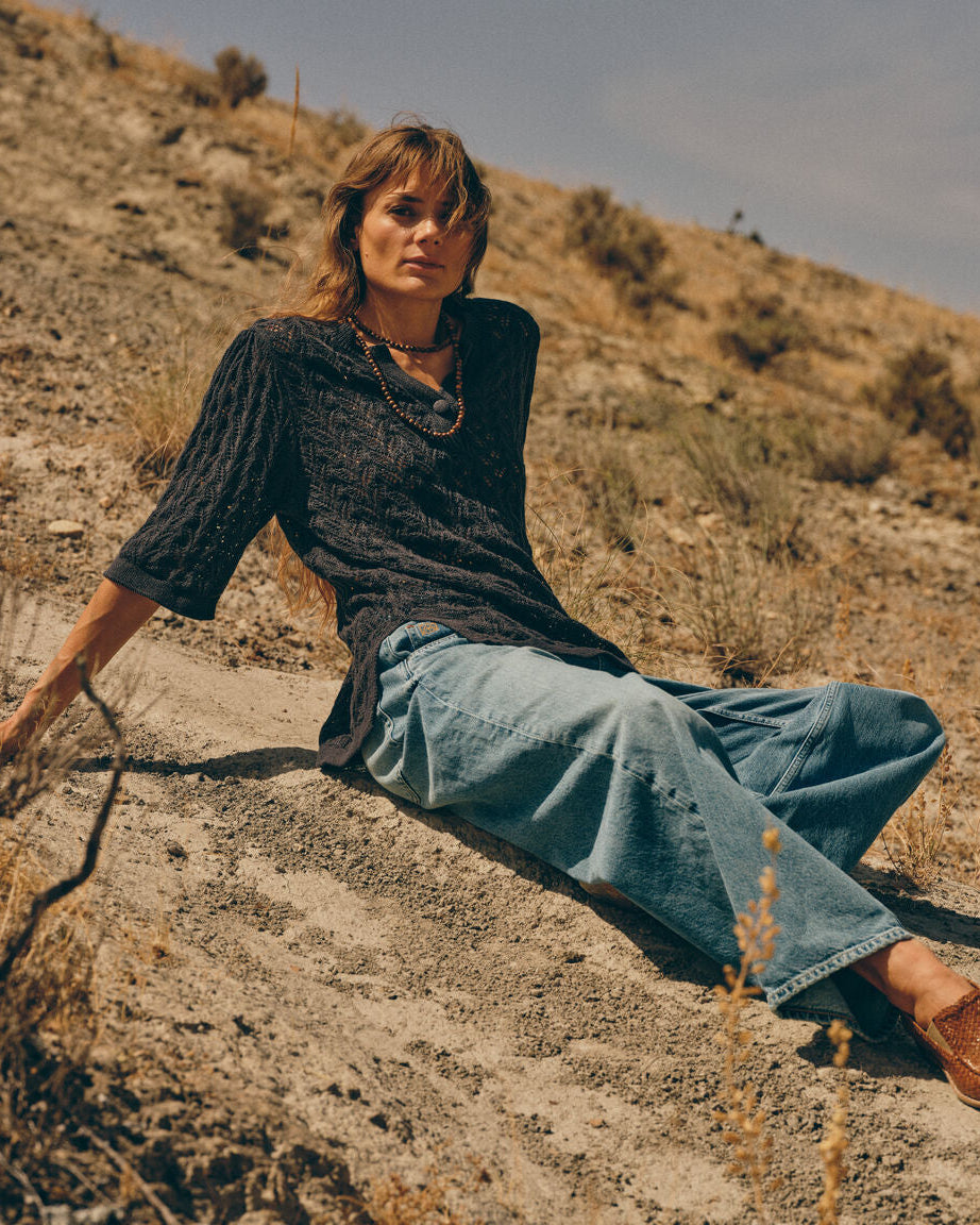 Modelshot / Light Blue Denim / Detail